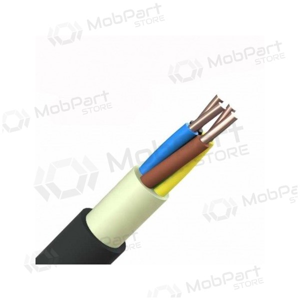 Cable de potencia Elpar N2XH-J 5x6 mm² de cobre XLPE LSZH CPR B2ca 0.6/1 kV monolítico.