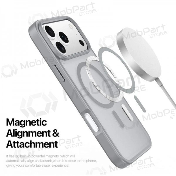 Funda para Apple iPhone 17 Pro Max, 18 Pro Max - Dux Ducis Yind (gris)