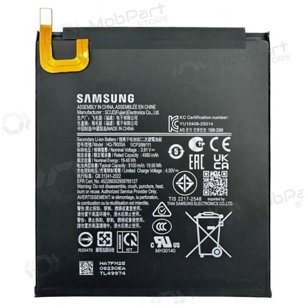 Batería Samsung Galaxy Tab A11, acumulador (original)