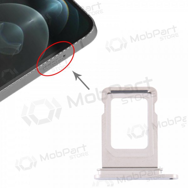 Apple iPhone 12 Pro / 12 Pro Max Titular de la tarjeta SIM (plata) Apple iPhone 12 Pro / 12 Pro Max Titular de la tarjeta SIM (plata)