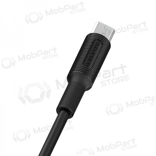 USB cable Borofone BX1 microUSB 1.0m (negro)