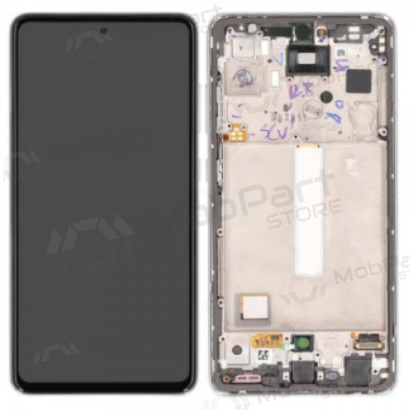 Samsung Galaxy A52s pantalla (blanco) (con un marco) (original) Samsung Galaxy A52s pantalla (blanco) (con un marco) (original)