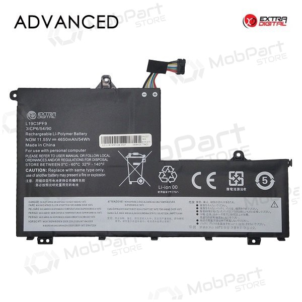 LENOVO L19C3PF9, 4650mAh Bateria para portatil, Advanced LENOVO L19C3PF9, 4650mAh Bateria para portatil, Advanced