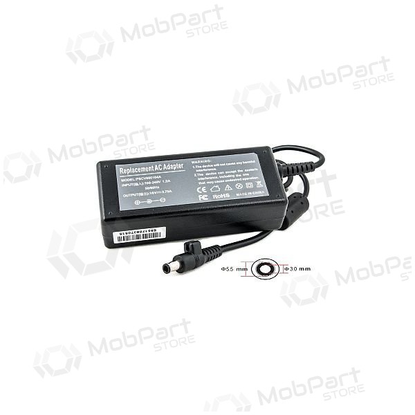 SAMSUNG 60W: 16V, 3.75A cargador para portátil SAMSUNG 60W: 16V, 3.75A cargador para portátil
