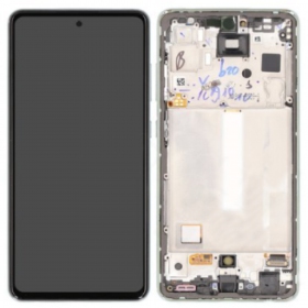 Samsung Galaxy A52s pantalla (Awesome Mint) (con un marco) (original)