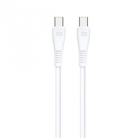 Cable USB-C Blue Star PJ-DQ1-C USB-C a USB-C 1 m 60 W blanco