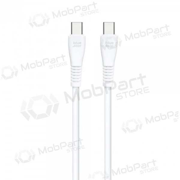 Cable USB-C Blue Star PJ-DQ1-C USB-C a USB-C 1 m 60 W blanco