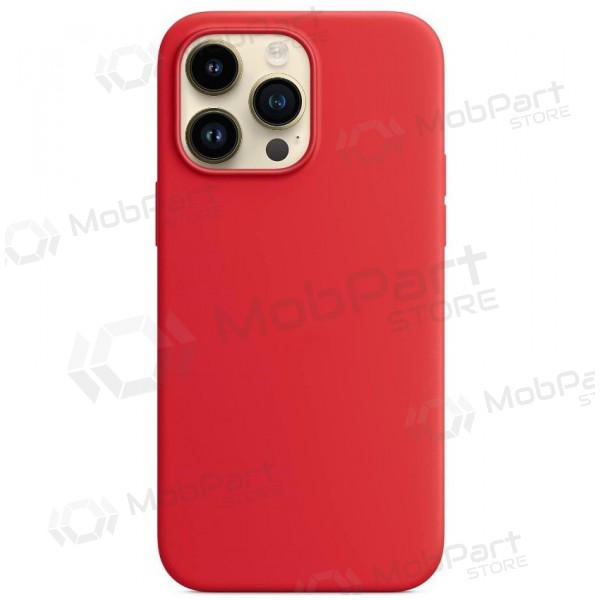 Funda para Apple iPhone 12 / 12 Pro - Mag Silicone Case (rojo)