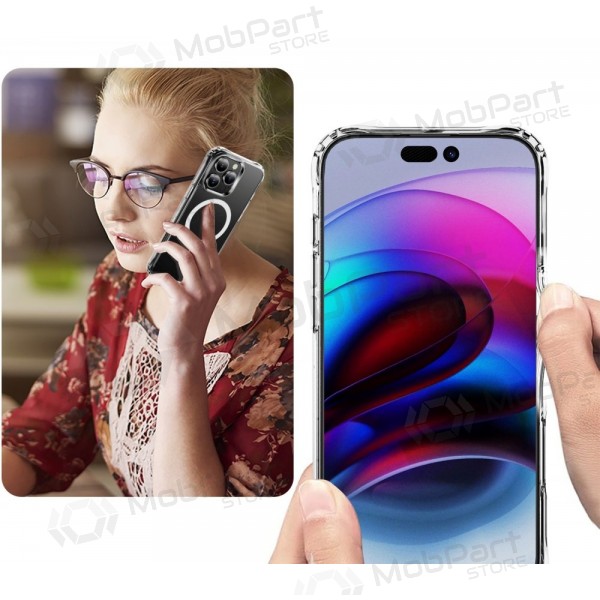 Funda para Apple iPhone 15 Pro Max -Perfectionists Clear Mag Case- (transparente)