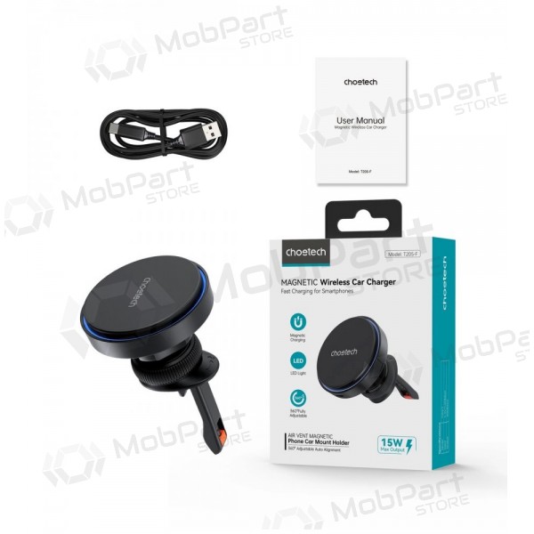 Automobilinis laikiklis-cargador Choetech T205-F MagSafe 15W negro