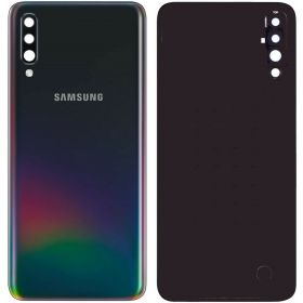 Samsung A505 Galaxy A50 2019 tapa trasera de la batería (negro) (usada grade C, original)