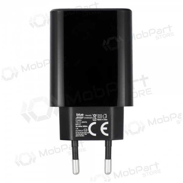 Cargador de teléfono Blue Star 35 W USB-C negro