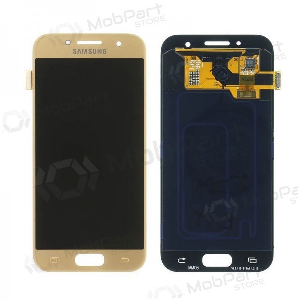 Samsung A320F Galaxy A3 (2017) pantalla (dorado) (service pack) (original)