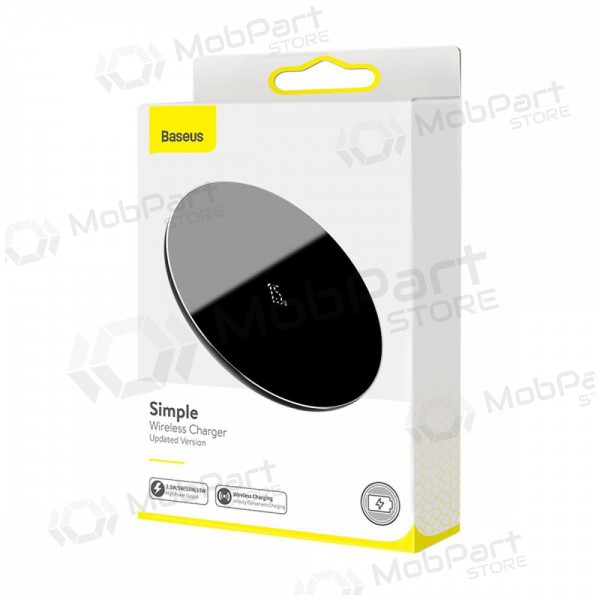 Cargador inalámbrica Baseus Simple Type-C (15W) WXJK-B01 (negro)