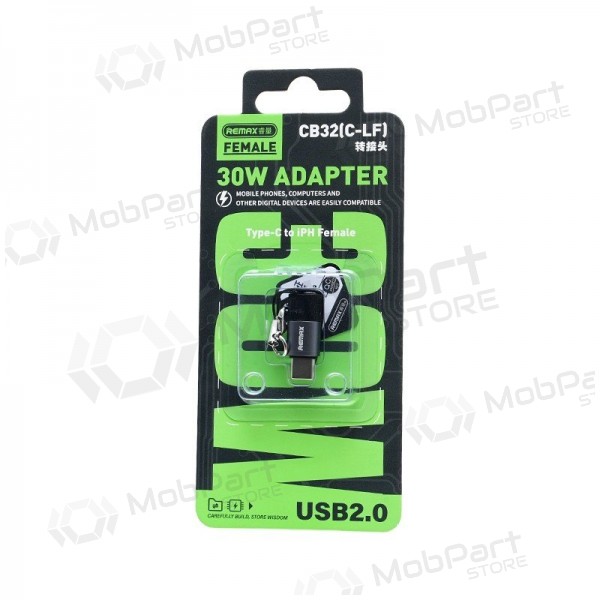 Adaptador Remax CB32 USB-C a Lightning USB 2.0
