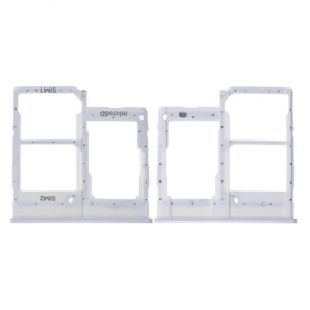 Samsung A202 Galaxy A20e 2019 Titular de la tarjeta SIM (blanco) (service pack) (original)
