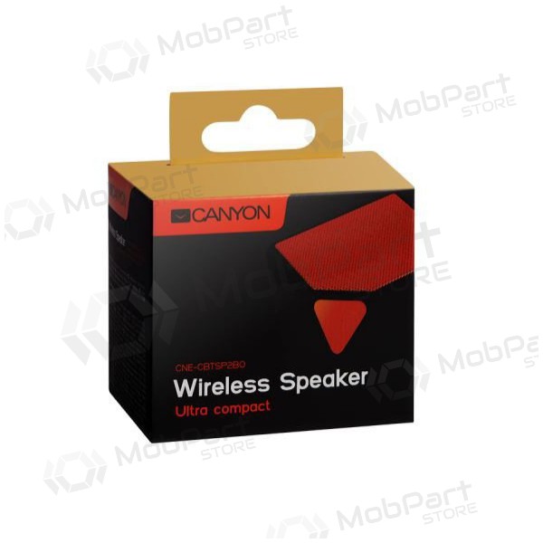 Altavoz portátil Bluetooth CANYON CNE-CBTSP2BO (MicroSD, AUX, BT V4.2, 300mAh)