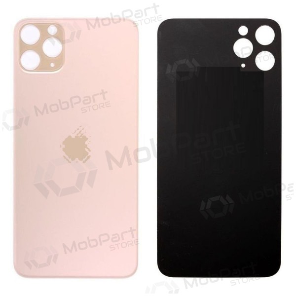 Apple iPhone 11 Pro tapa trasera de la batería (dorado) (bigger hole for camera) Apple iPhone 11 Pro tapa trasera de la batería (dorado) (bigger hole for camera)