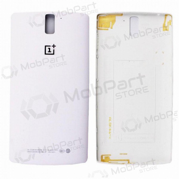 OnePlus One tapa trasera de la batería (blanco) (usada grade A, original)
