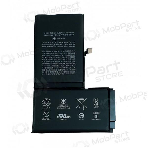 Apple iPhone XS Max bateria / acumulador (3174mAh) (usada grade A, original)