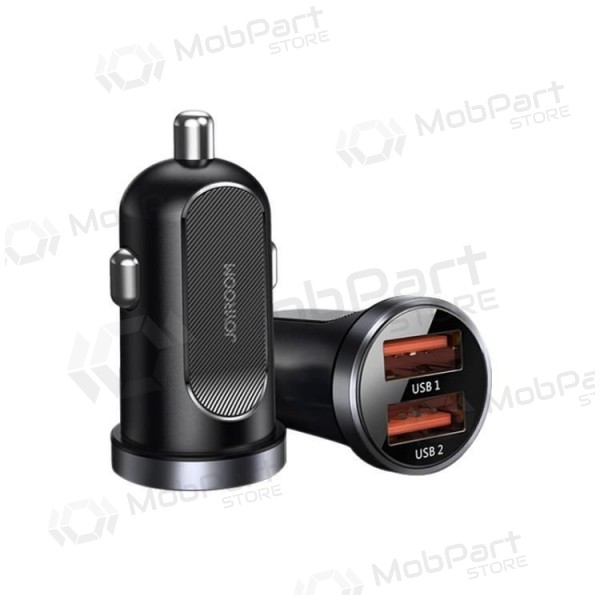 Cargador automobilinis Joyroom C-A09 2xUSB (SCP, PD, AFC) 3.0 30W (negro)
