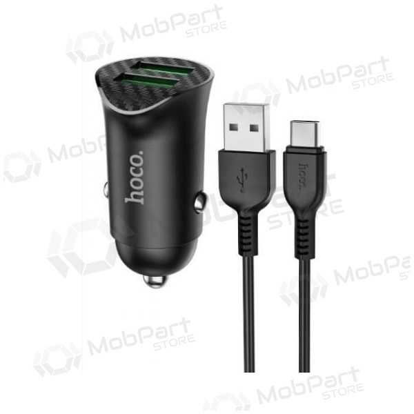 Cargador de coche HOCO Z39 USB + 