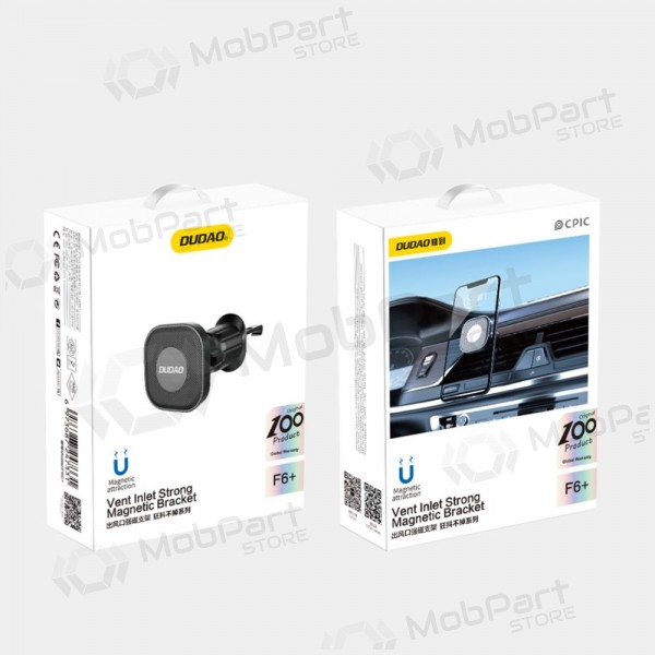 Soporte de teléfono para coche Dudao F6+ para rejillas de ventilación
