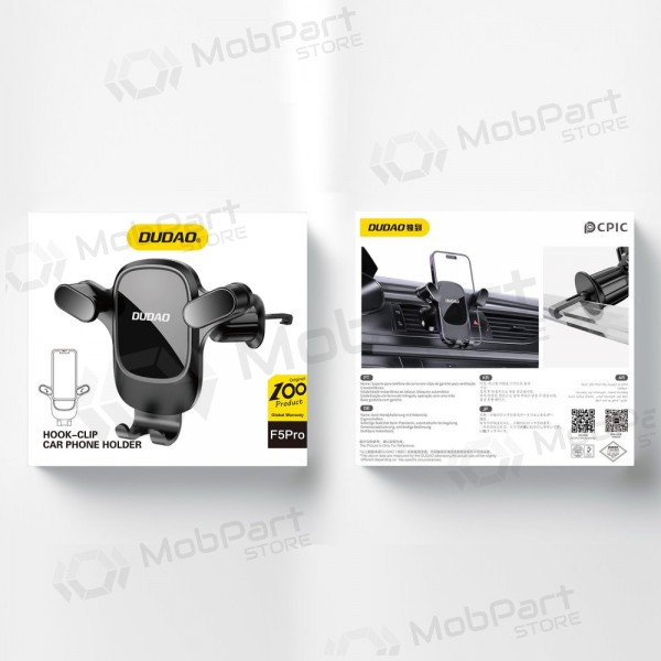 Soporte de teléfono para coche Dudao F5PRO para rejilla de ventilación