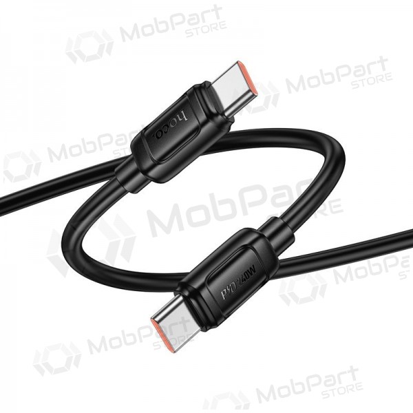 Cable USB-C Hoco X115 USB-C a USB-C 1 m 240 W negro