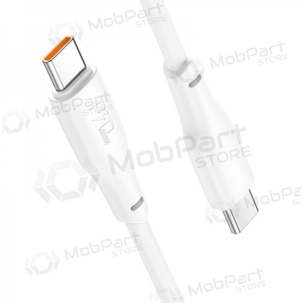 Cable USB-C Hoco X93 USB-C a USB-C 1 m 100 W blanco