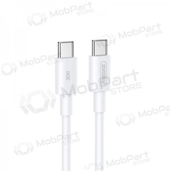 USB cable Remax RC-C021 USB-C to USB-C 30W 2.0m blanco