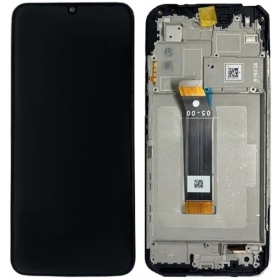 Xiaomi Poco M4 5G / Poco M5 4G / Redmi 10 5G / Redmi Note 11E 5G pantalla (negro) (con un marco) (Premium)