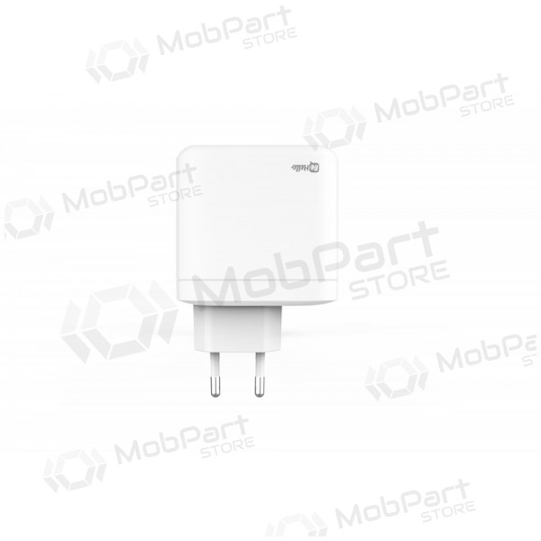 Cargador BeHello USB-C 45W PD + 2 USB (blanco)