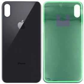 Apple iPhone XS Max tapa trasera de la batería gris (space grey) (bigger hole for camera)