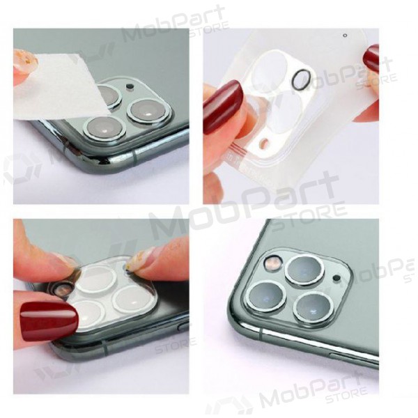 Apple iPhone 12 Mini protector de cristal templado para la cámara Apple iPhone 12 Mini protector de cristal templado para la cámara