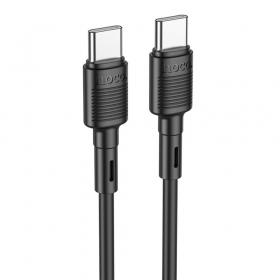 USB cable Hoco X83 60W Type-C to Type-C 1.0m negro