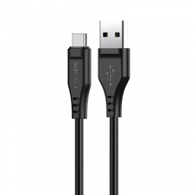 USB cable Acefast C3-04 USB-A to USB-C 1.2m negro