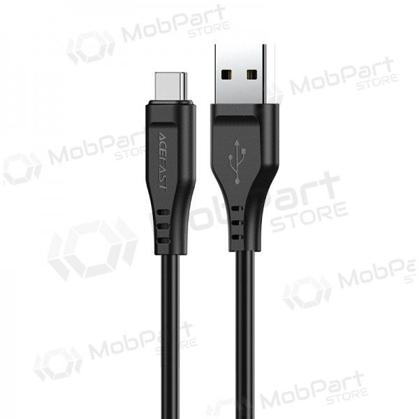 USB cable Acefast C3-04 USB-A to USB-C 1.2m negro