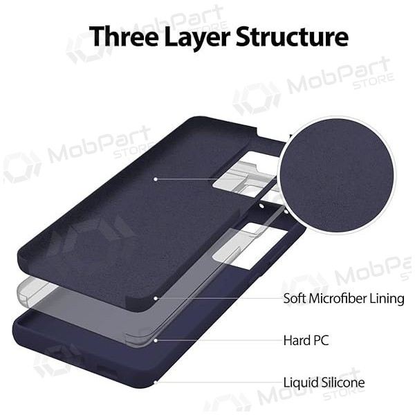 Funda para Samsung Galaxy A15 Mercury - Silicone Case (azul oscuro)