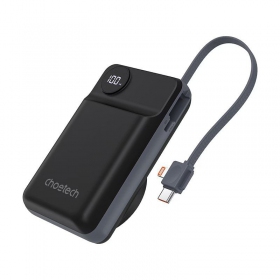 Batería Externa Power Bank Choetech B696 15W Magsafe 20000mAh negra