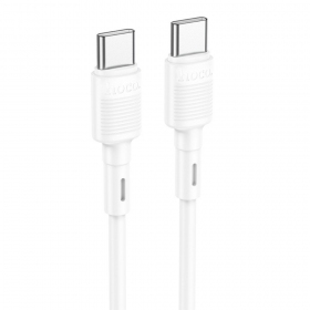 USB cable Hoco X83 60W Type-C to Type-C 1.0m blanco