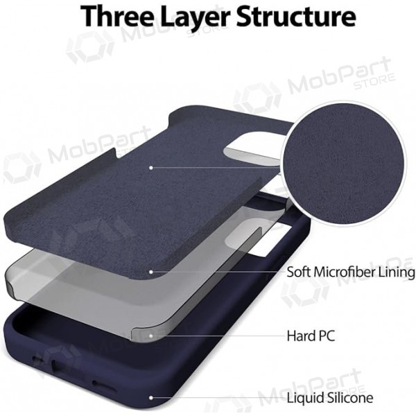 Funda para Apple iPhone 11 Pro Max Mercury - Silicone Case (azul oscuro)