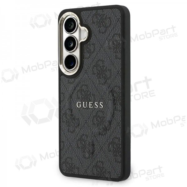Funda para Samsung Galaxy S26 - Guess PU Leather 4G Gold Frame Magnetic (negra)