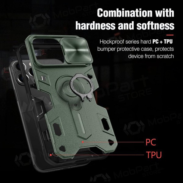 Apple iPhone 14 Pro funda „Nillkin Armor Pro“ (verde)