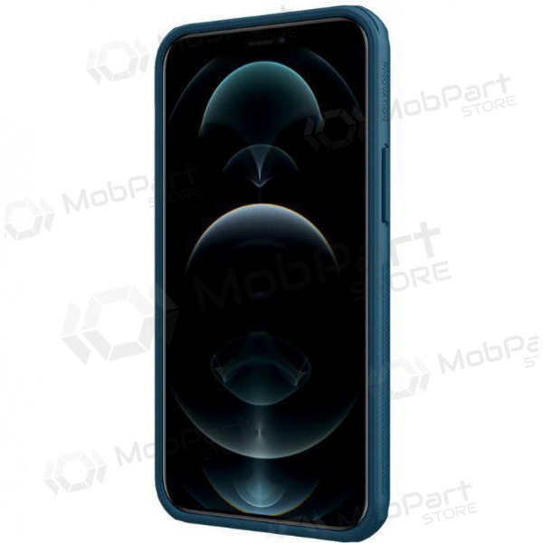 Apple iPhone 15 funda „Nillkin Frosted Shield“ (azul)
