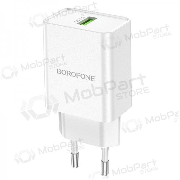 Cargador Borofone BN5 QC 3.0 18W (blanco)