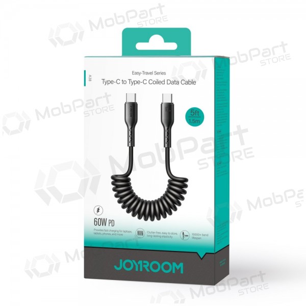USB cable Joyroom SA38-CC3 USB-C to USB-C 60W 1.5m negro