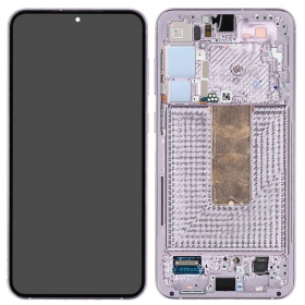 Samsung Galaxy S23+ pantalla (levandų) (con un marco) (original)