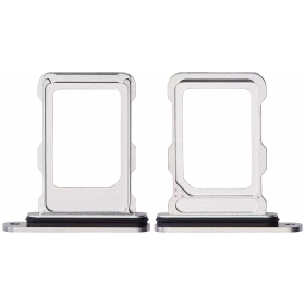Soporte de tarjeta SIM para Apple iPhone 16 Pro, 16 Pro Max (blanco)