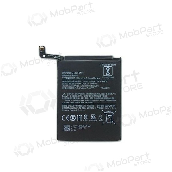 Xiaomi Redmi 5 bateria, akumuliatorius (BN35)
